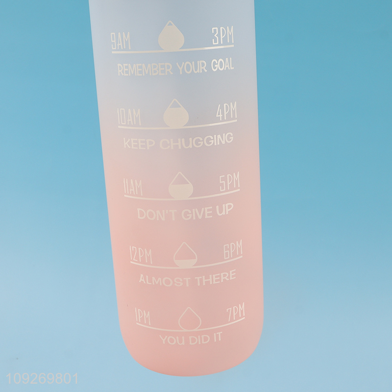 New Arrival 900ML Plastic Water Bottle Large Capacity Plastic Water Bottle