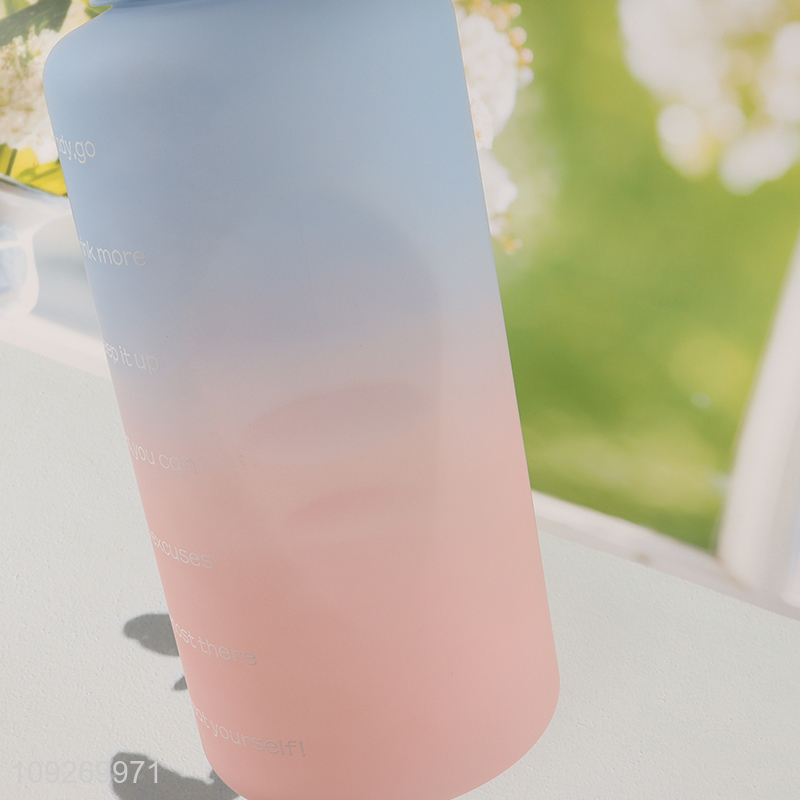 Factory Supply 1500 2000ML Plastic Water Bottle Custom Logo Portable Water Bottle