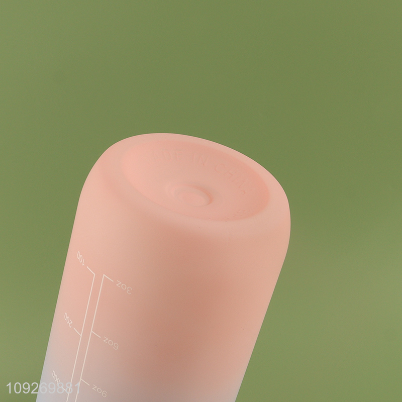 Wholesale 550 750 1000ML Plastic Water Bottle Custom Logo Portable Water Bottle