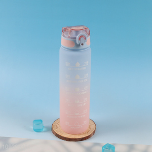 Factory Price 900ML Plastic Water Bottle Custom Logo Portable Water Bottle
