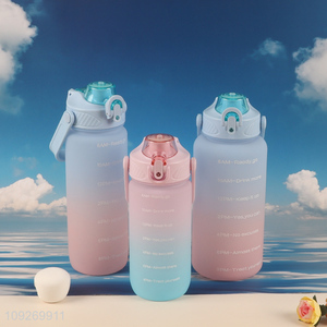 Good Quality 550 750 1000ML Plastic Water Bottle Custom Logo Portable Water Bottle