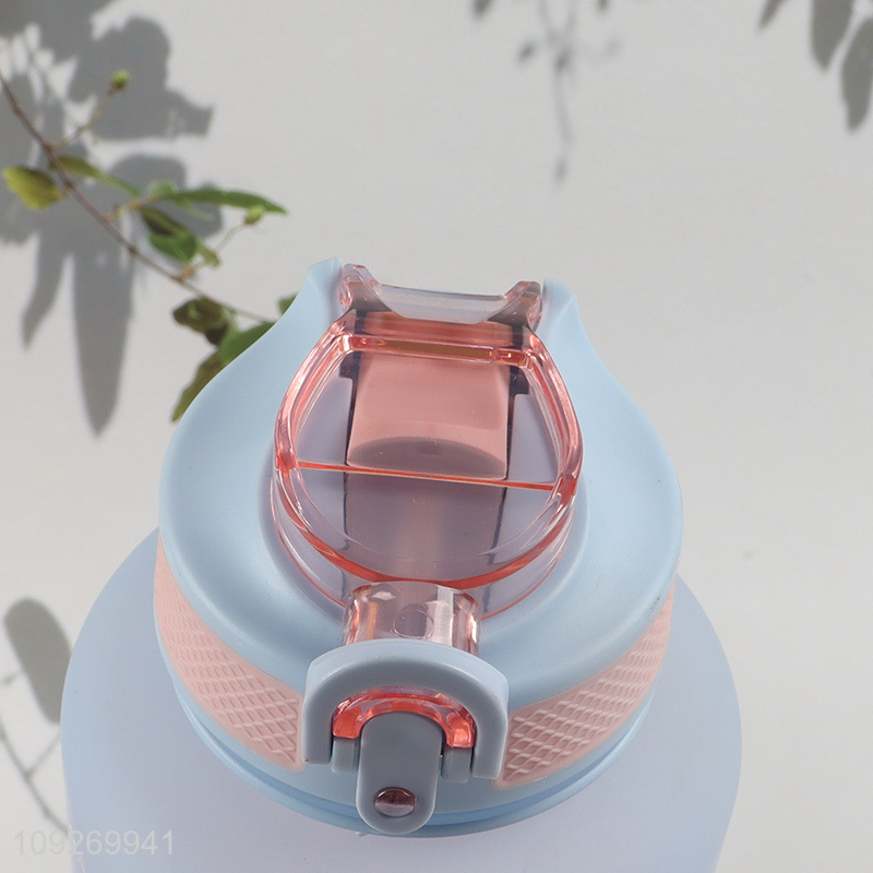 New Product 1500 2000ML Plastic Water Bottle Custom Logo Portable Water Bottle