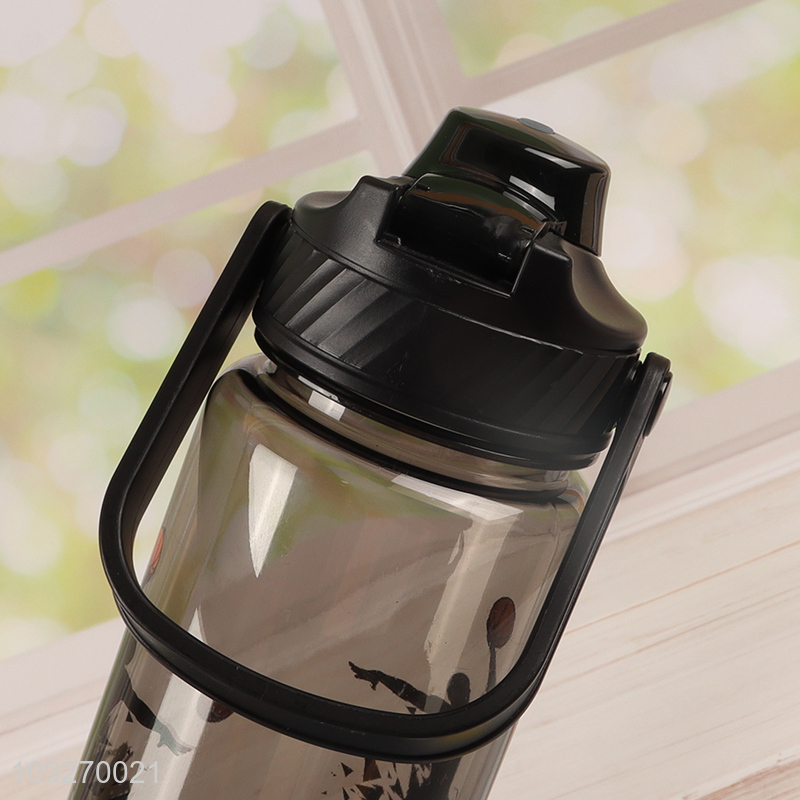 Factory Supply Portable Plastic Water Bottle BPA Free Water Bottle with Handle