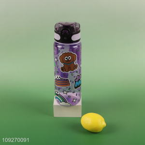 New Product Plastic Kids Water Bottle Leakproof Cartoon Kids Water Bottle