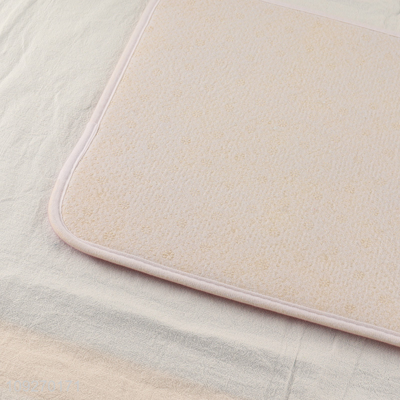 New arrival cartoon pink rectangle floor mat door mat for household
