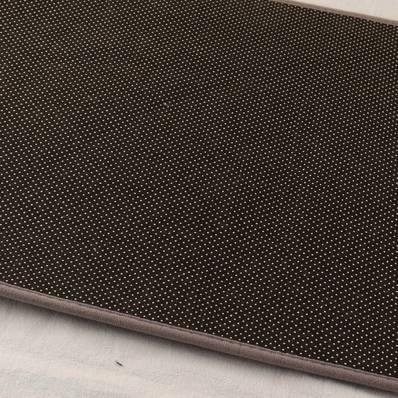 Yiwu market grey rectangle non-slip floor mat door mat for home