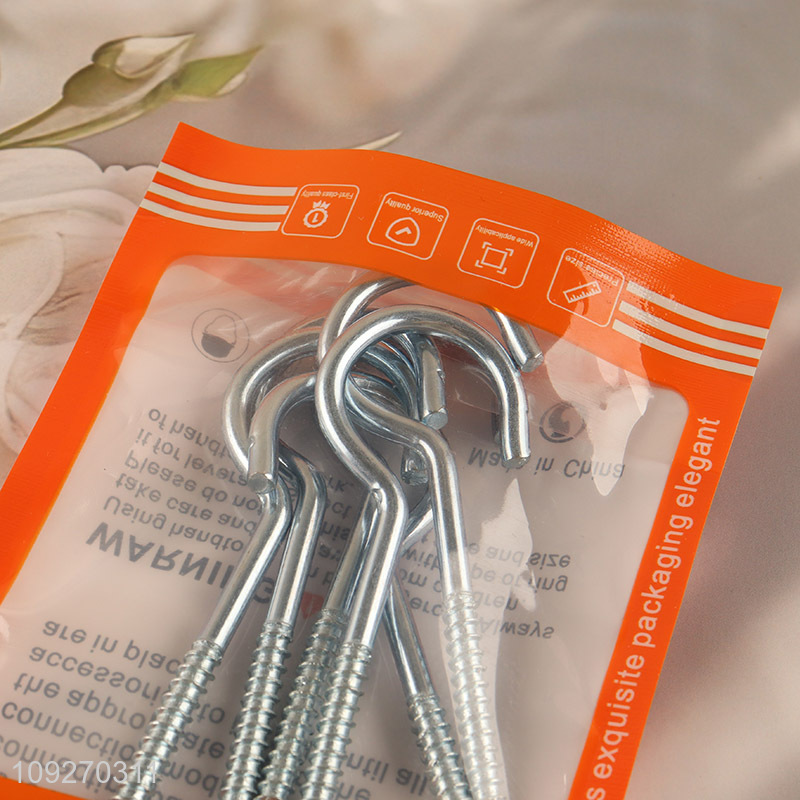 Factory price 6pcs 14#question mark hooks iron screw hook nail