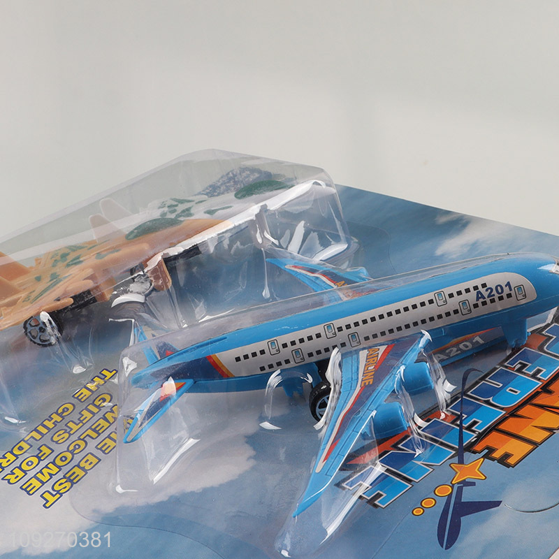 Factory Price 3PCS Plastic Airplane Toy Set Plastic Plane Toy Set