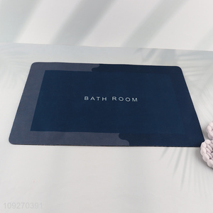 China factory rectangle anti-slip household floor mat door mat for bathroom