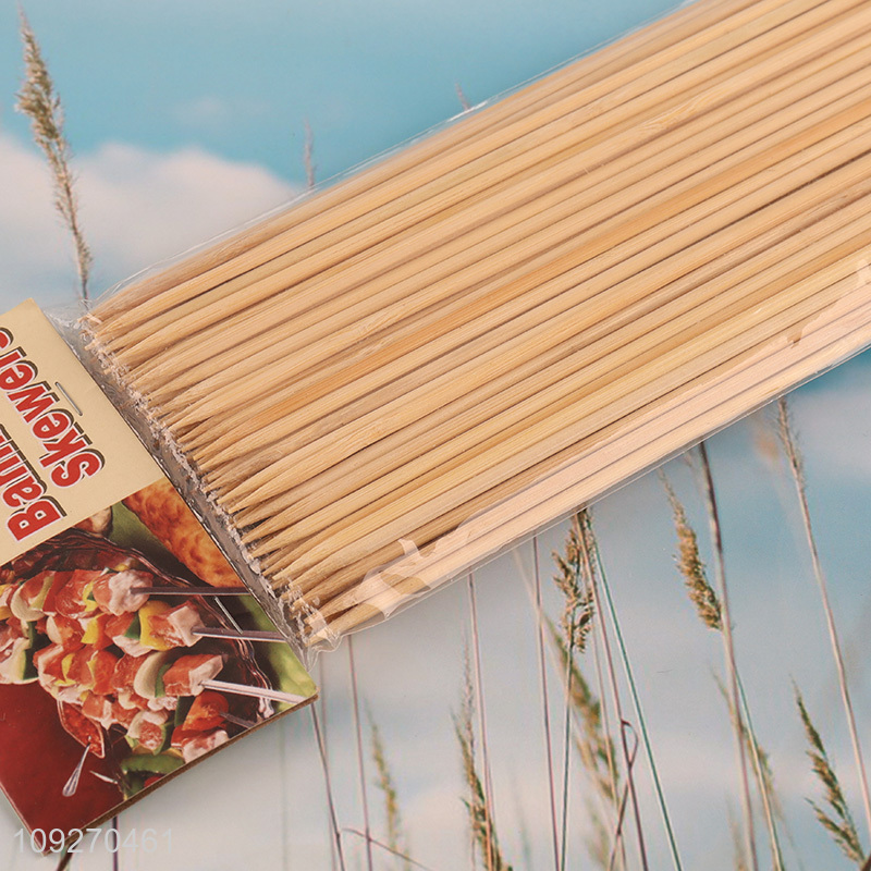 Top products 100pcs bamboo bamboo skewers barbecue skewers