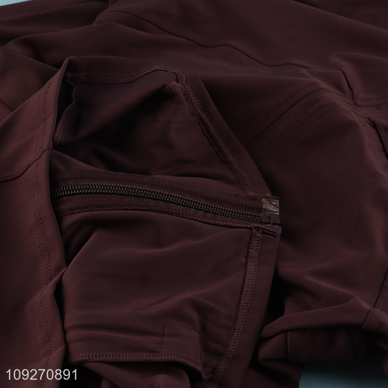 Wholesale Gym Fitness Sports Tops Women's Zipper Yoga Jacket