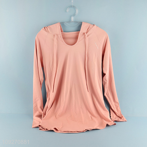 Latest Products Fitness Clothes Women's Loose Long-sleeved Casual Sports Tops