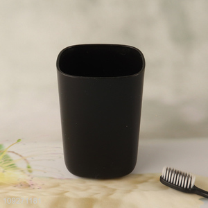 Hot products black bathroom plastic cup mouthwash cup