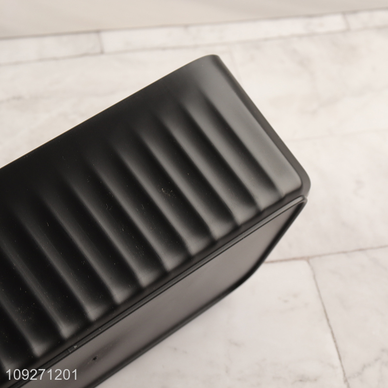 Good sale black tabletop decoration tissue box for household