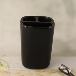 Online wholesale black plastic bathroom accessories toothbrush holder