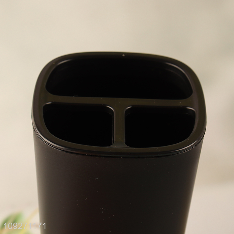 Online wholesale black plastic bathroom accessories toothbrush holder