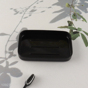Hot items black plastic soap box soap holder