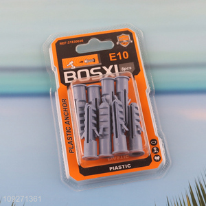 Top products 8pcs plastic expansion tube anchors for hardware