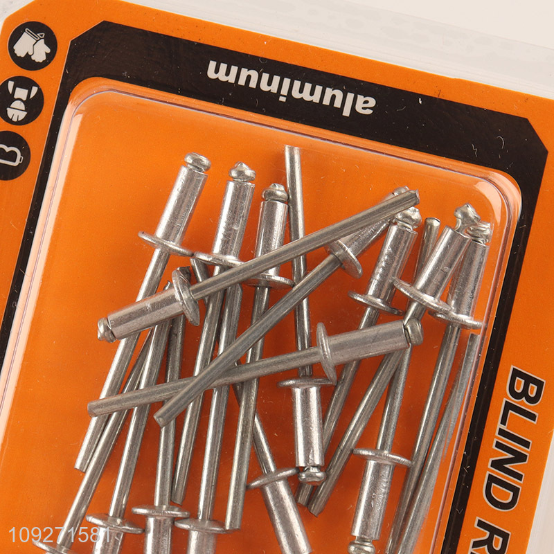 Yiwu market 20pcs 3.2*10mm hardware accessories blind rivet set