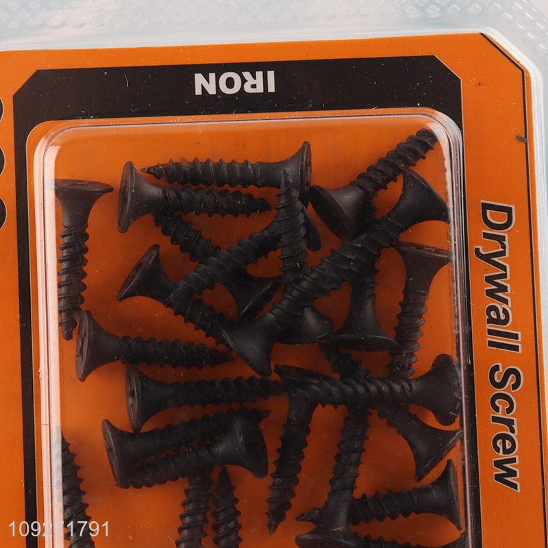Best selling 26pcs 3.5*20mm drywall screw self-tapping screws