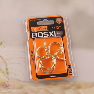 Top quality 4pcs hardware accessories self-tapping screws hooks