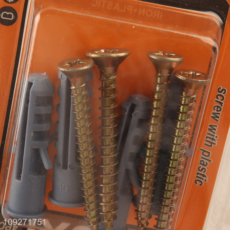 Factory supply metal drilling screw self-tapping screws with plastic tube