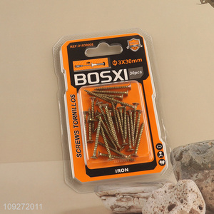 Best selling 30pcs hardware accessories screw tornillos self-tapping screws