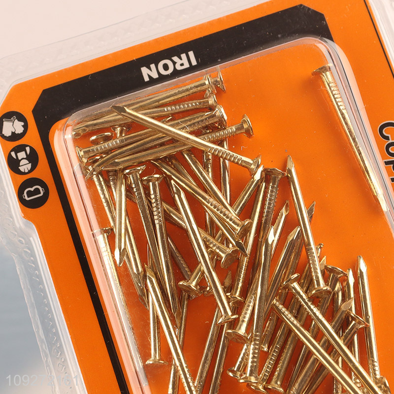 Yiwu market 1.6*25mm self-tapping screws copper nail set