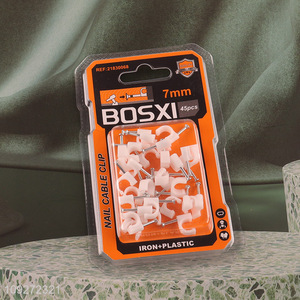 Online Wholesale Cable Clips Nail in Cable Clips Plastic Wire Clamps