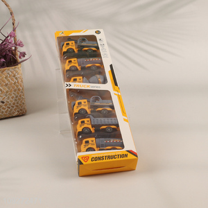 Top selling 6pcs truck toy children's toy pull back car set