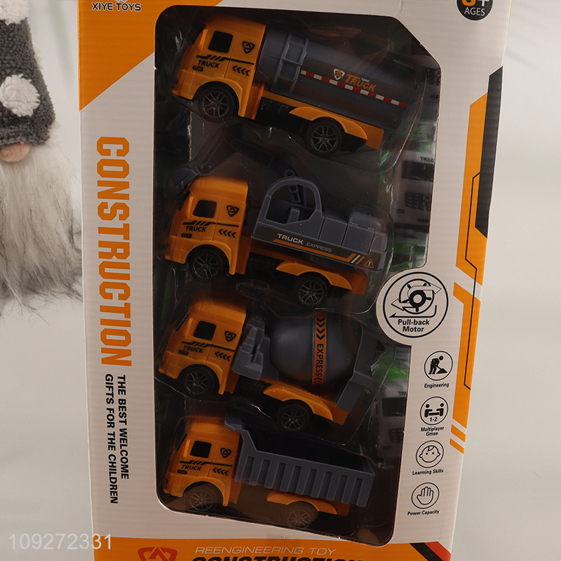 Hot selling funny children's toy pull back car set