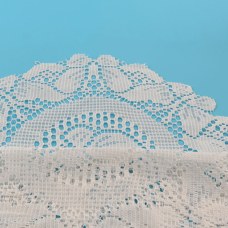 Good price 2pcs hollow polyester dinner mat placemat table mats set