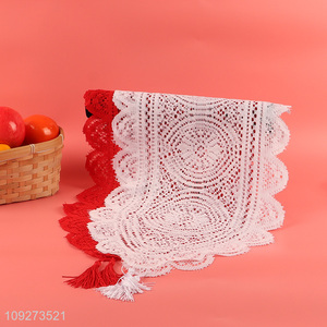 Factory price multicolor polyester table runner table decoration