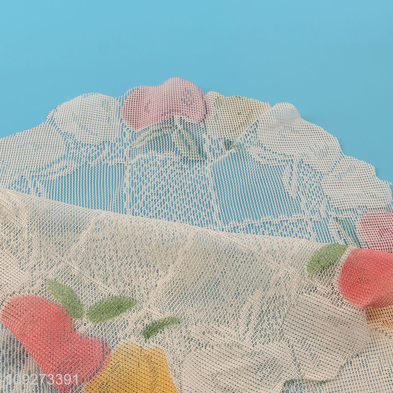 Factory wholesale 2pcs polyester dinner mat placemat table mats