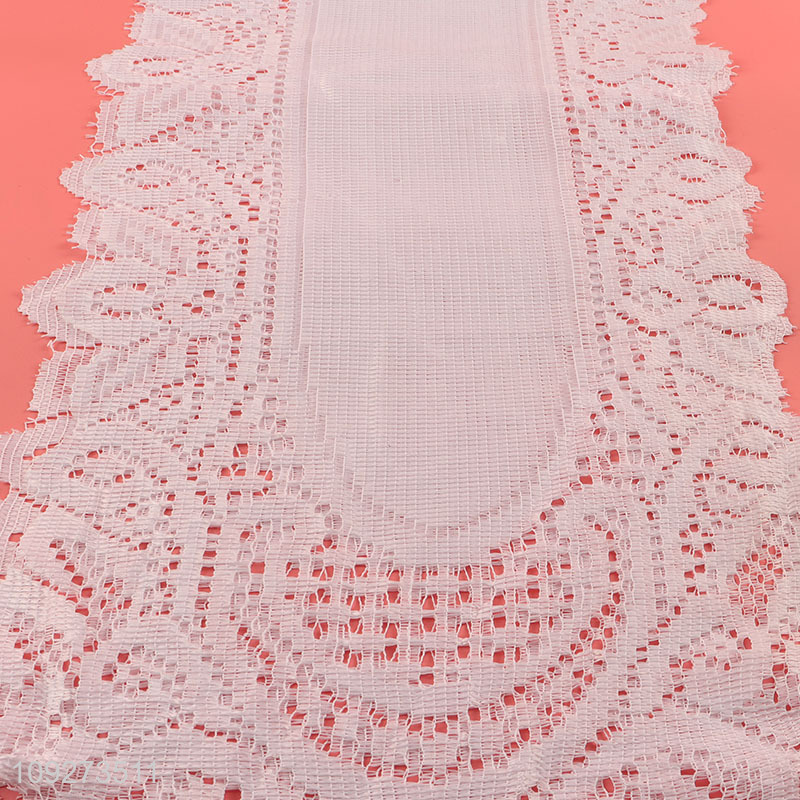 Yiwu market multicolor polyester table runner table decoration