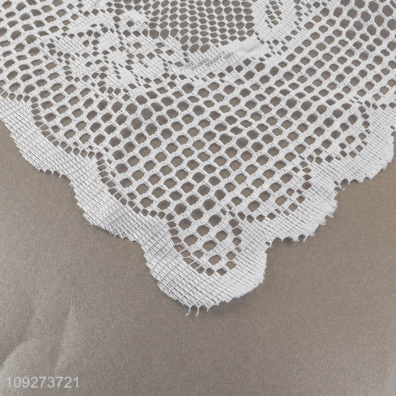 Hot items white hollow table runner table decoration table flags