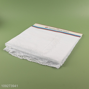 Top sale hollow polyester table cloth table decoration