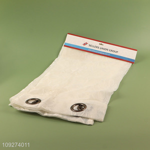 China wholesale hollow polyester room decor window curtain