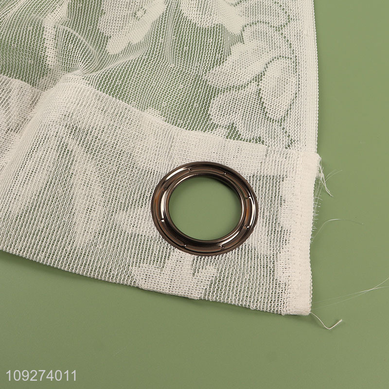 China wholesale hollow polyester room decor window curtain