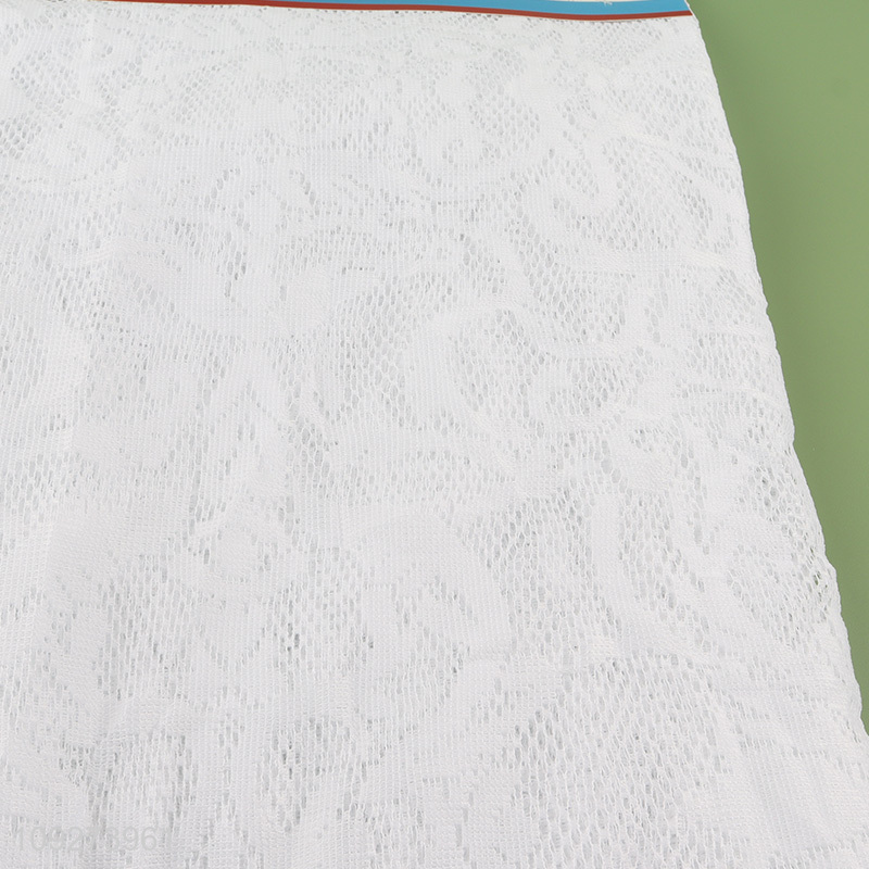 Low price polyester table cloth table decoration with tassel