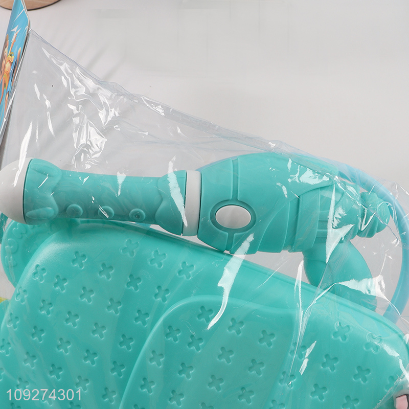 Online wholesale cartoon animal diy kids backpack water gun toy