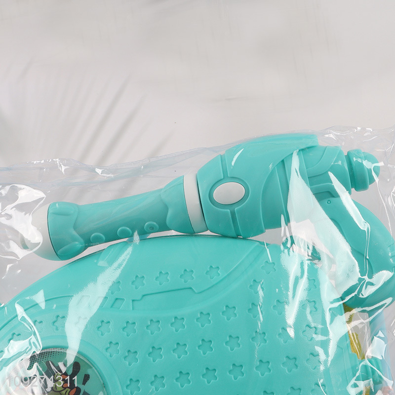 Top sale dinosaur diy kids backpack water gun toy