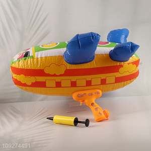 Wholesale Outdoor Inflatable Balloon Water Spacecraft Spray Gun Toys