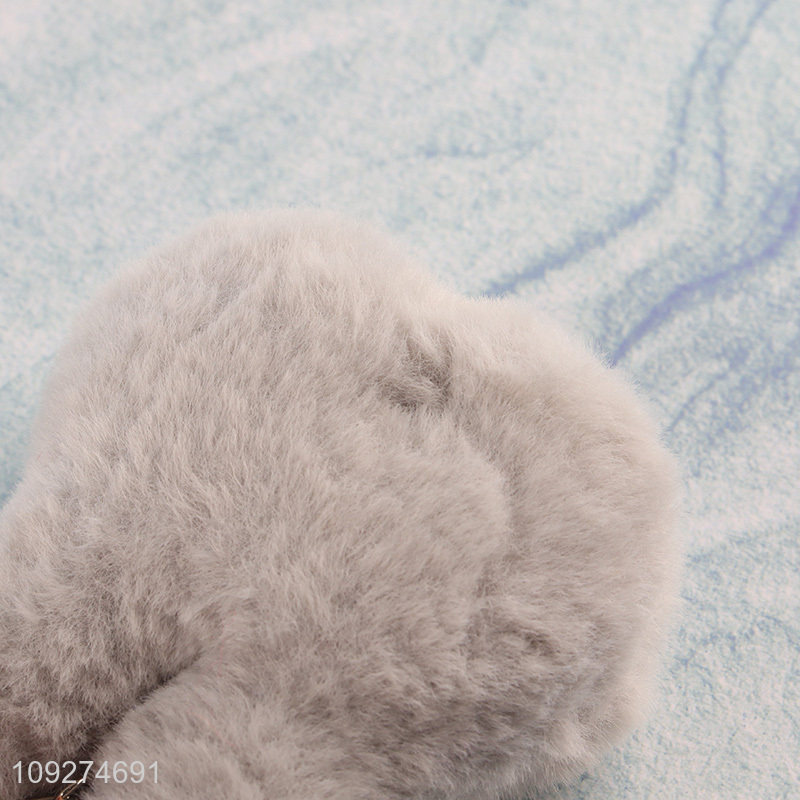 Good selling cartoon rabbit shape plush keychain key rings