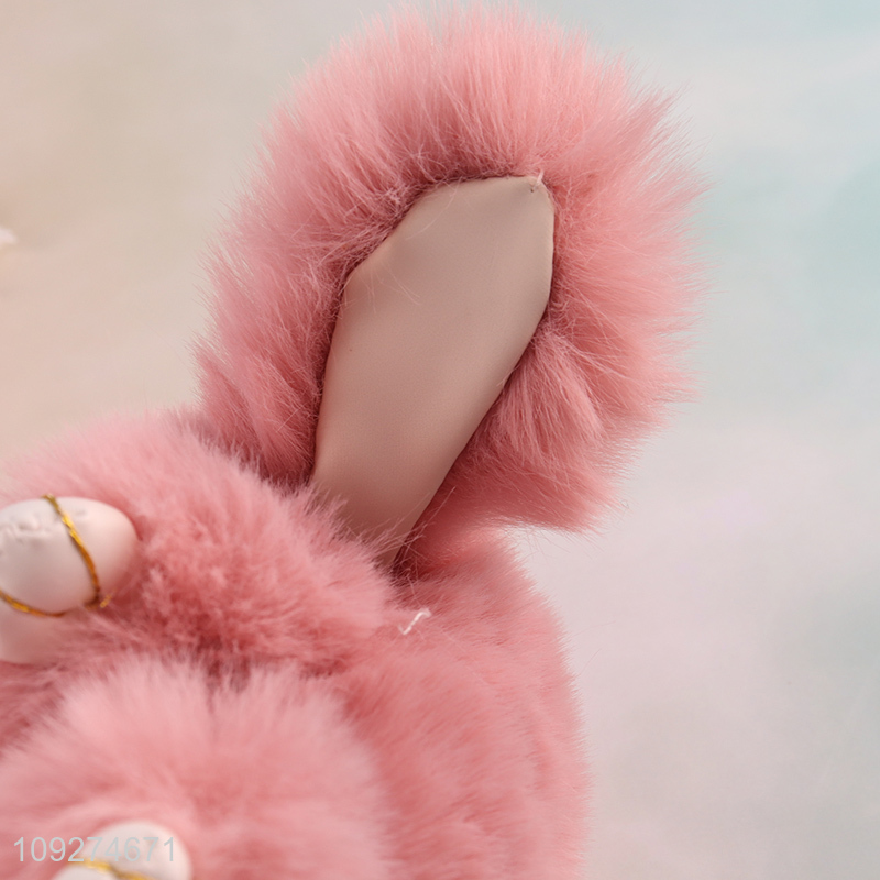 Top selling cartoon plush pendant keychain key rings