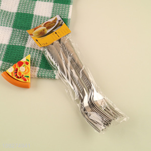 Yiwu market 12pcs stainless steel tableware fork for home