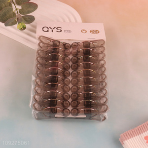 China factory 20pcs plastic clothes clips clothes pegs set