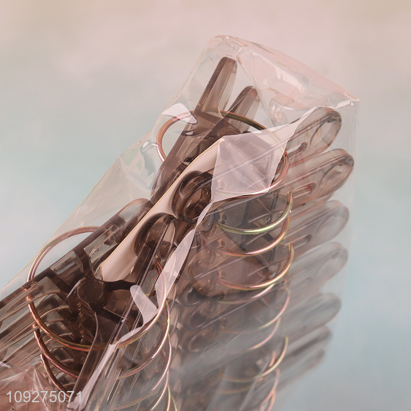 New arrival multifunctional 24pcs plastic clothes clips clothes pegs