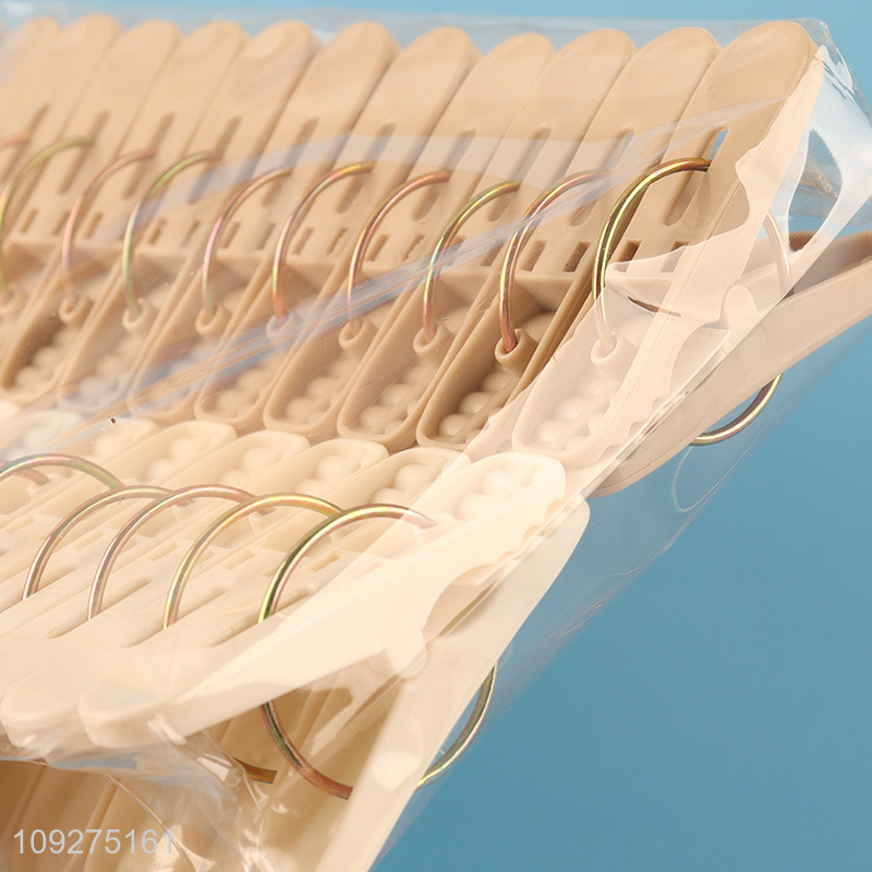Good selling 24pcs plastic clothes clips clothes pegs set
