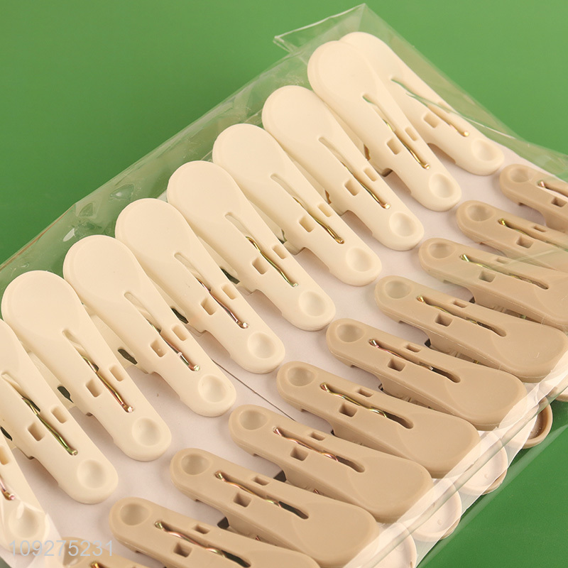 Top products 20pcs heavy duty plastic clothes clips clothes pegs
